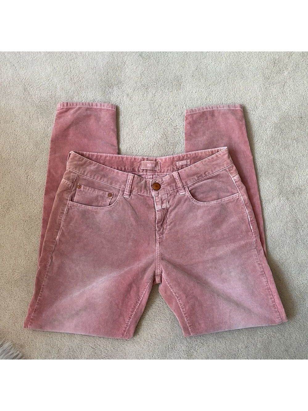 New Closed Baker Corduroy Pants in Dusty Rose